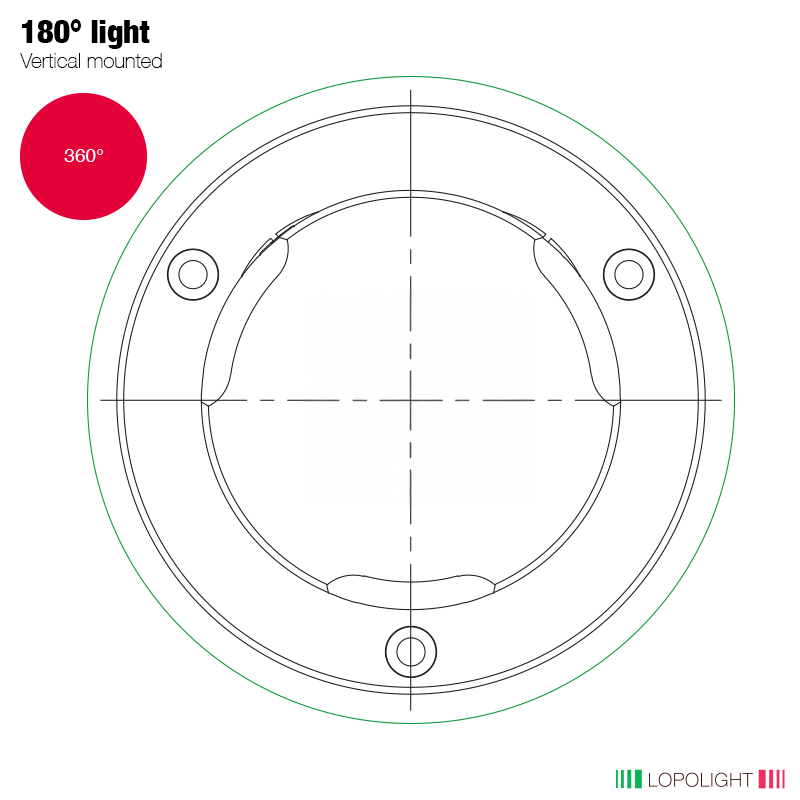 3nm 360° Green, Dimmable, Ice-class, black 3nm 360° Green, Dimmable, Ice-class, black